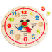 Wooden Happy Hour Learning Clock