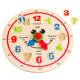 Hape Wooden Happy Hour Learning Clock